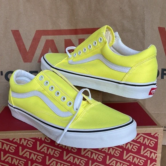 Vans Old Skool Neon Lemon Tonic/True White WMNS sneakers - Picture 9 of 16